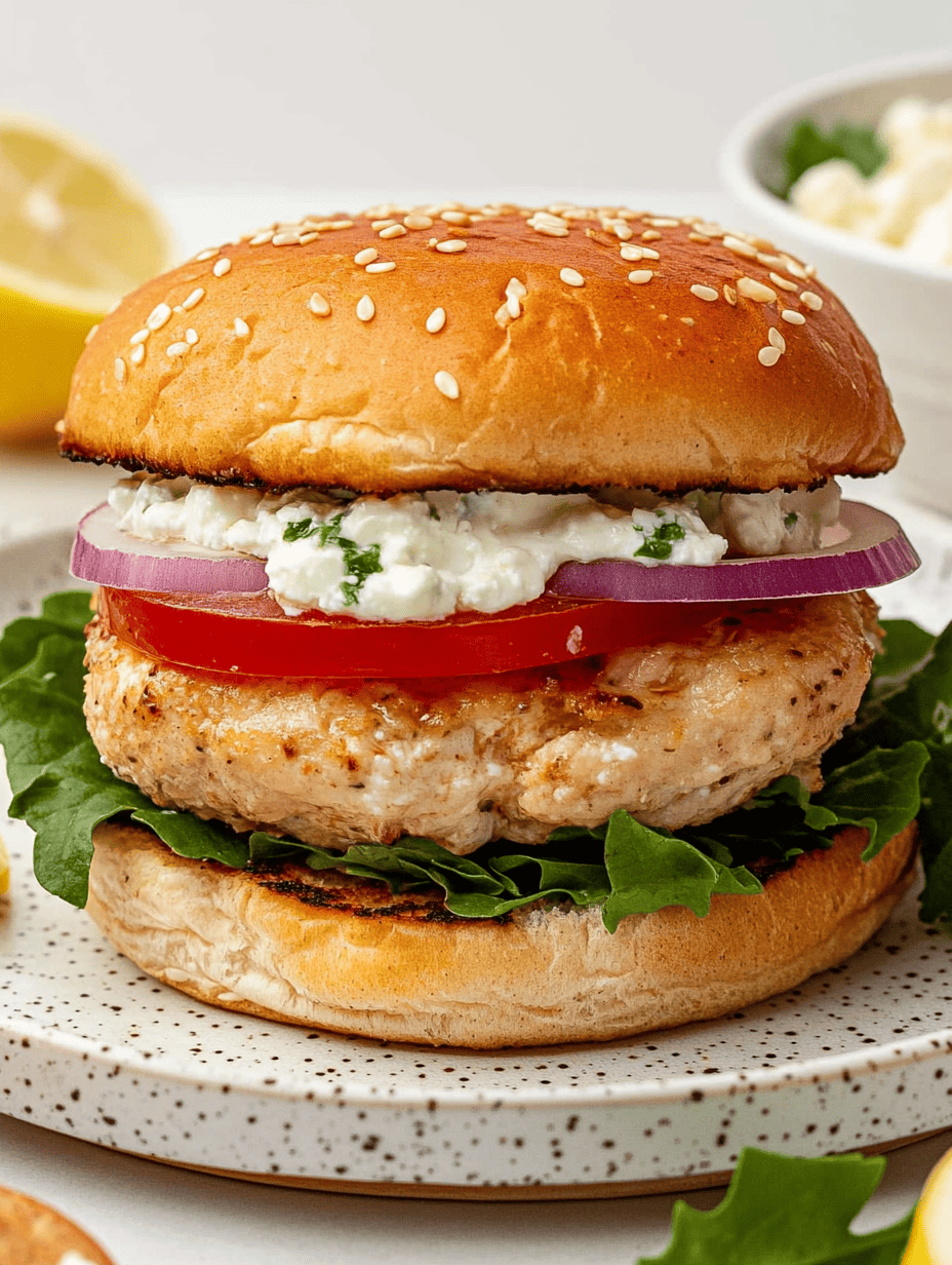 Chicken-and-Feta-Burgers-1 The Perfect Chicken and Feta Burger – Stacked and Served